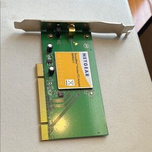 NETGEAR Green and Yellow Internal Network Card